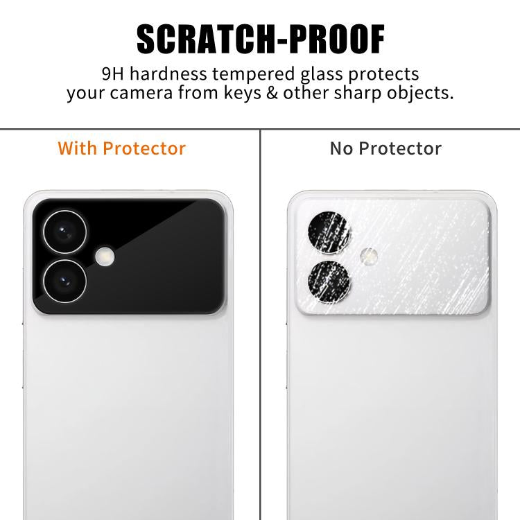 For Samsung Galaxy S26 Edge 5G Kalebol Silk-Screened HD Anti-Fingerprint AR Integrated Camera Lens Tempered Glass Film