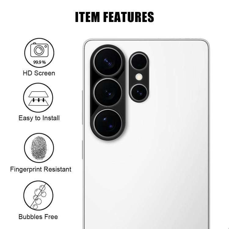 For Samsung Galaxy S26 Ultra 5G Kalebol Silk-Screened HD Anti-Fingerprint AR Integrated Camera Lens Tempered Glass Film