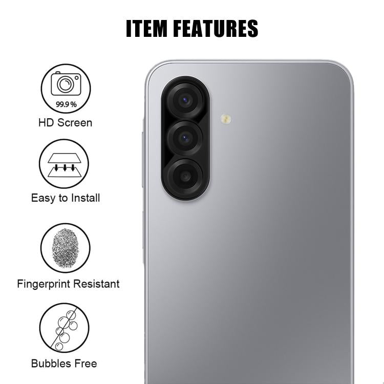 For Samsung Galaxy A17 5G Kalebol Silk-Screened HD Anti-Fingerprint AR Integrated Camera Lens Tempered Glass Film