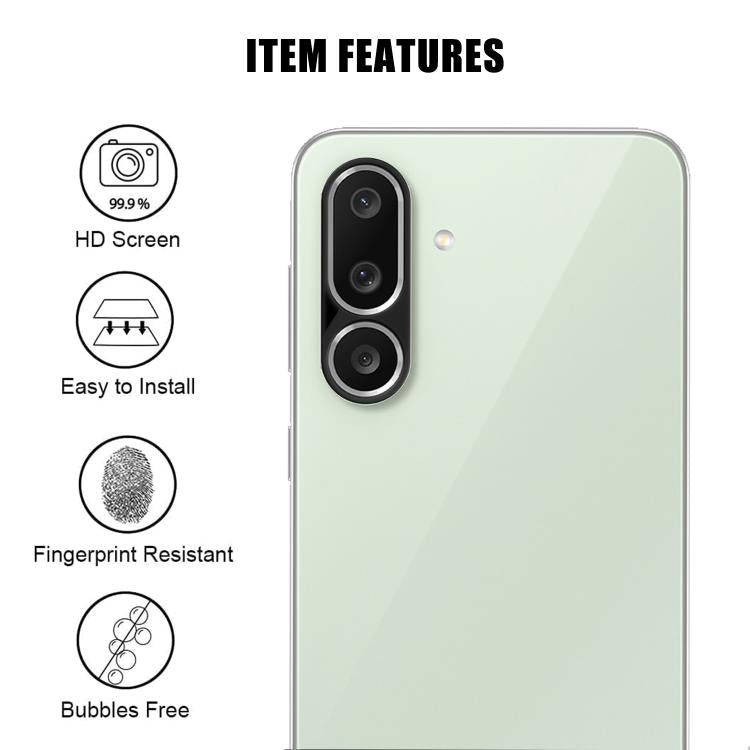 For Samsung Galaxy M56 / F56 5G Kalebol Silk-Screened HD Anti-Fingerprint AR Integrated Camera Lens Tempered Glass Film