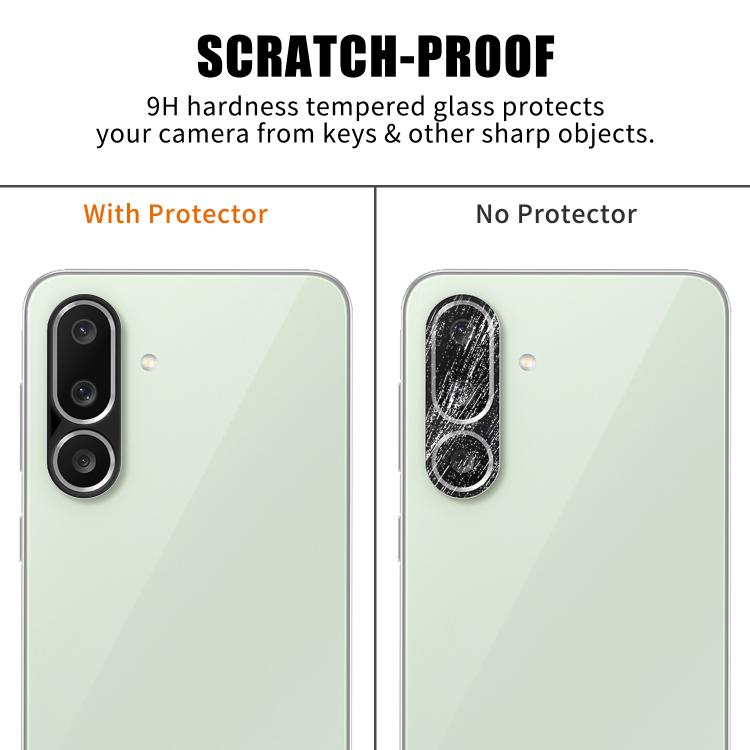 For Samsung Galaxy M56 / F56 5G Kalebol Silk-Screened HD Anti-Fingerprint AR Integrated Camera Lens Tempered Glass Film