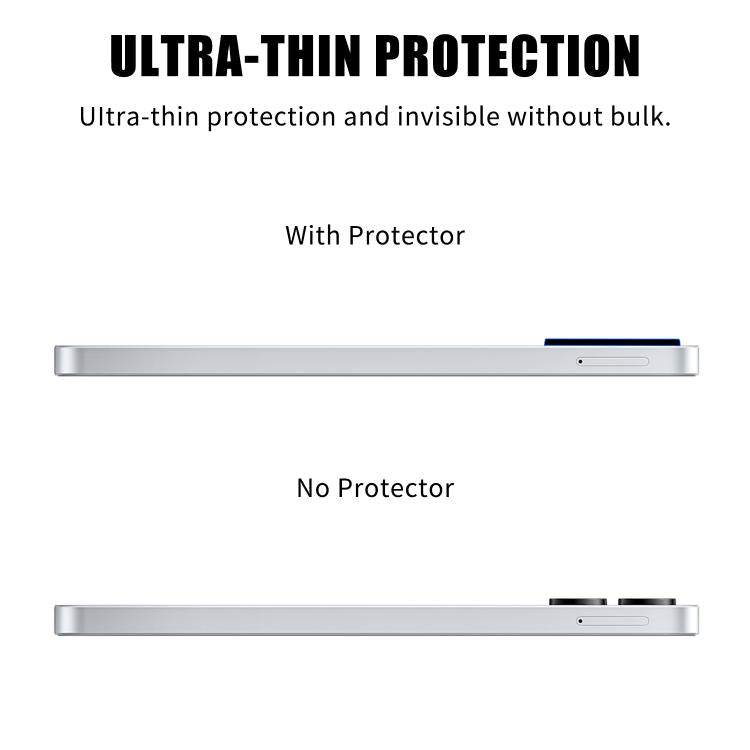 For Samsung Galaxy A06 4G / 5G Kalebol Silk-Screened HD Anti-Fingerprint AR Integrated Camera Lens Tempered Glass Film