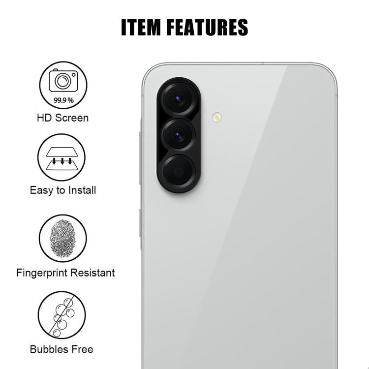 For Samsung Galaxy A56 5G Kalebol Silk-Screened HD Anti-Fingerprint AR Integrated Camera Lens Tempered Glass Film
