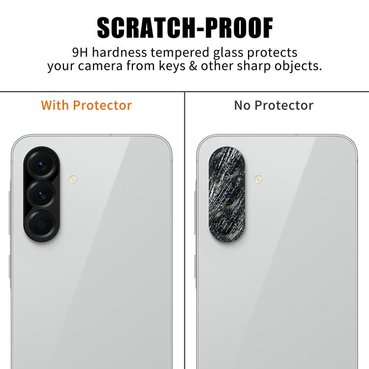 For Samsung Galaxy A56 5G Kalebol Silk-Screened HD Anti-Fingerprint AR Integrated Camera Lens Tempered Glass Film