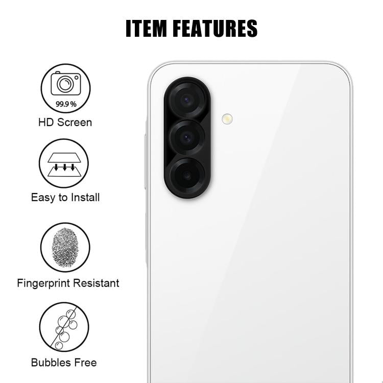 For Samsung Galaxy A26 5G Kalebol Silk-Screened HD Anti-Fingerprint AR Integrated Camera Lens Tempered Glass Film