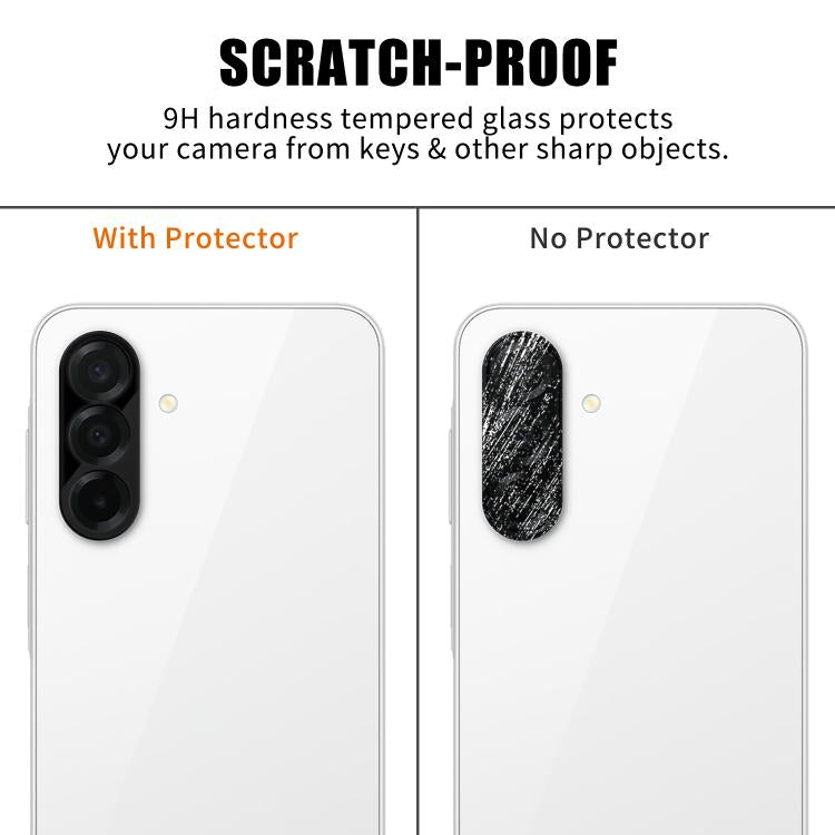 For Samsung Galaxy A26 5G Kalebol Silk-Screened HD Anti-Fingerprint AR Integrated Camera Lens Tempered Glass Film