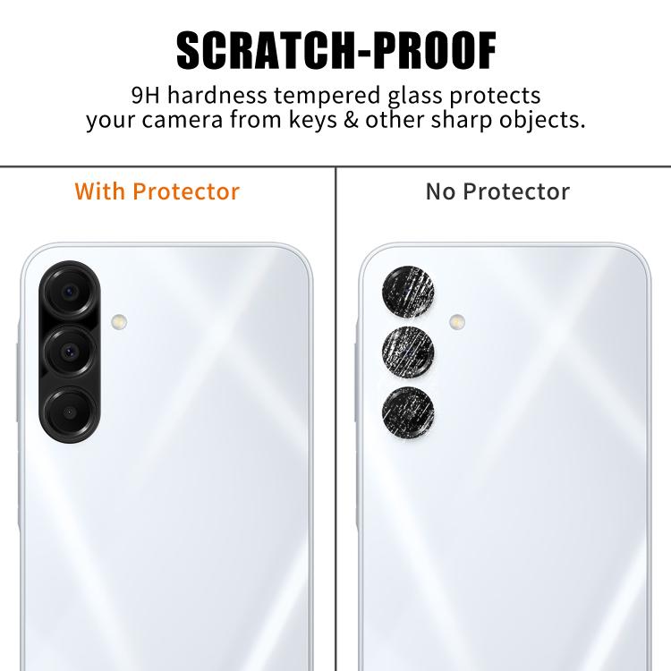 For Samsung Galaxy A16 5G Kalebol Silk-Screened HD Anti-Fingerprint AR Integrated Camera Lens Tempered Glass Film