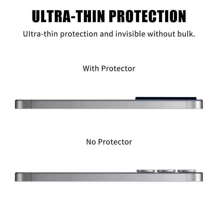 For Samsung Galaxy S24 FE 5G Kalebol Silk-Screened HD Anti-Fingerprint AR Integrated Camera Lens Tempered Glass Film