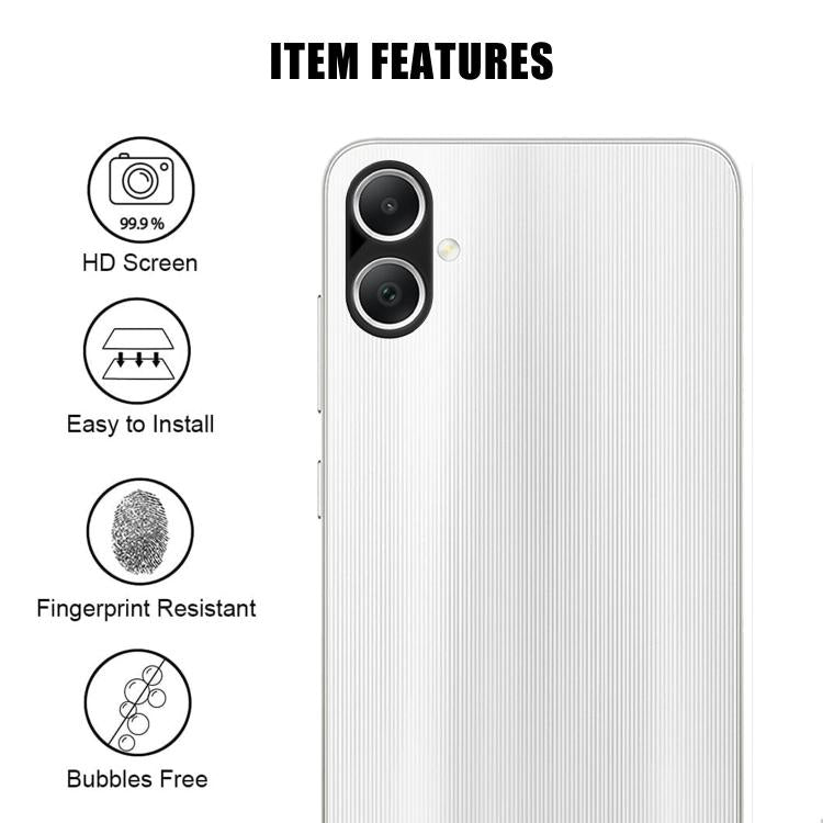 For Samsung Galaxy A05 Kalebol Silk-Screened HD Anti-Fingerprint AR Integrated Camera Lens Tempered Glass Film