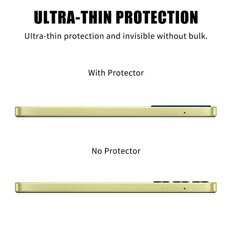 For Samsung Galaxy A25 5G Kalebol Silk-Screened HD Anti-Fingerprint AR Integrated Camera Lens Tempered Glass Film