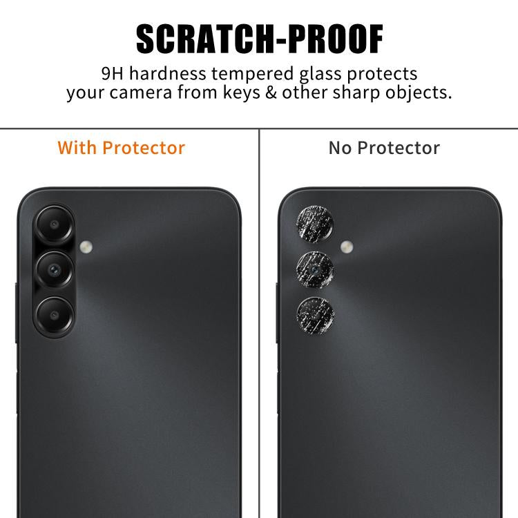 For Samsung Galaxy A05s Kalebol Silk-Screened HD Anti-Fingerprint AR Integrated Camera Lens Tempered Glass Film