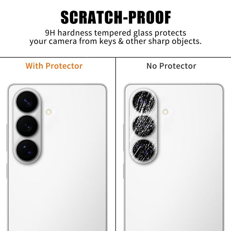 For Samsung Galaxy S26 / S26+ 5G Kalebol Transparent HD Anti-Fingerprint AR Integrated Camera Lens Tempered Glass Film