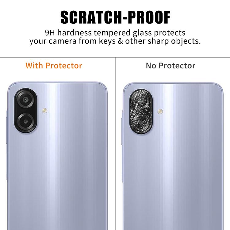 For Galaxy A07 4G Kalebol Transparent HD Anti-Fingerprint AR Integrated Camera Lens Tempered Glass Film