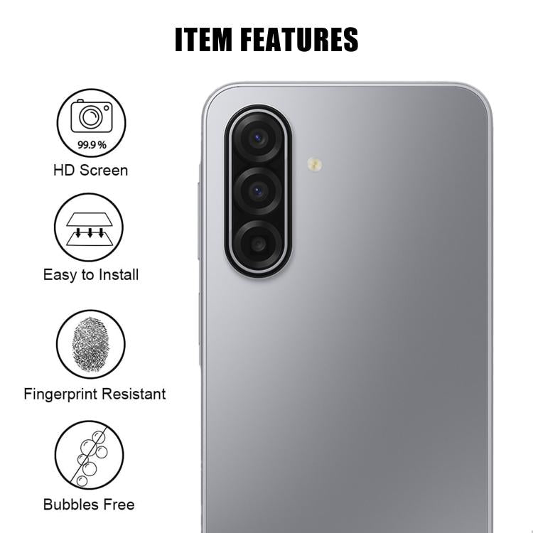 For Galaxy A17 5G Kalebol Transparent HD Anti-Fingerprint AR Integrated Camera Lens Tempered Glass Film