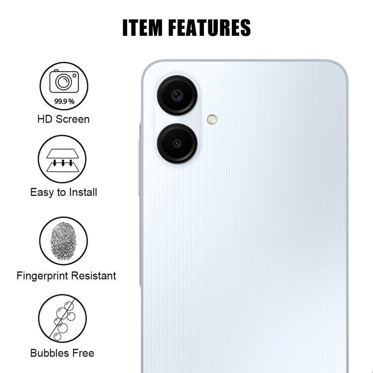 For Samsung Galaxy A06 4G / 5G Kalebol Transparent HD Anti-Fingerprint AR Integrated Camera Lens Tempered Glass Film