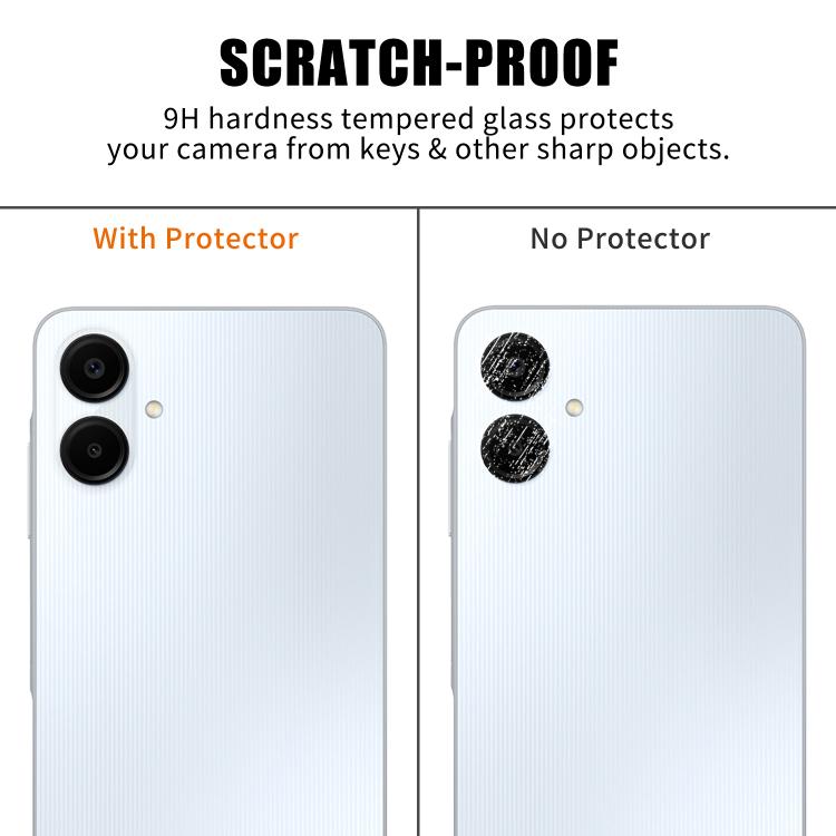 For Samsung Galaxy A06 4G / 5G Kalebol Transparent HD Anti-Fingerprint AR Integrated Camera Lens Tempered Glass Film