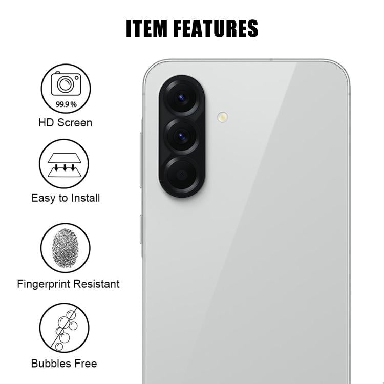For Galaxy A56 5G Kalebol Transparent HD Anti-Fingerprint AR Integrated Camera Lens Tempered Glass Film