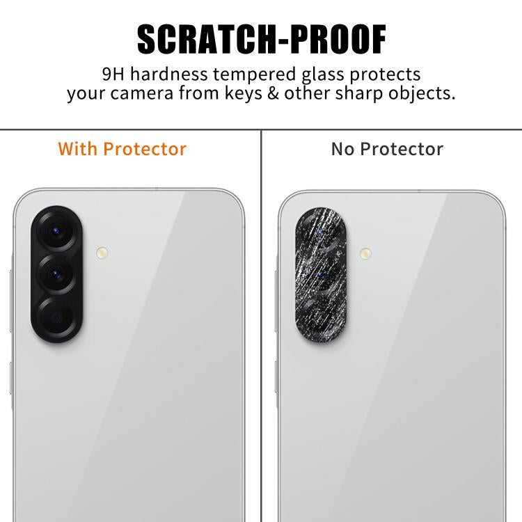 For Galaxy A56 5G Kalebol Transparent HD Anti-Fingerprint AR Integrated Camera Lens Tempered Glass Film