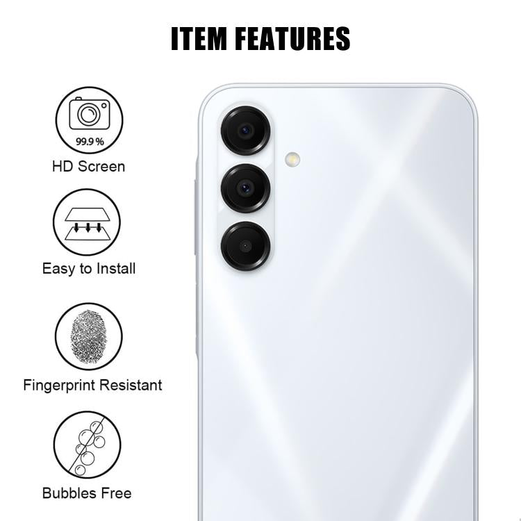For Samsung Galaxy A16 5G Kalebol Transparent HD Anti-Fingerprint AR Integrated Camera Lens Tempered Glass Film
