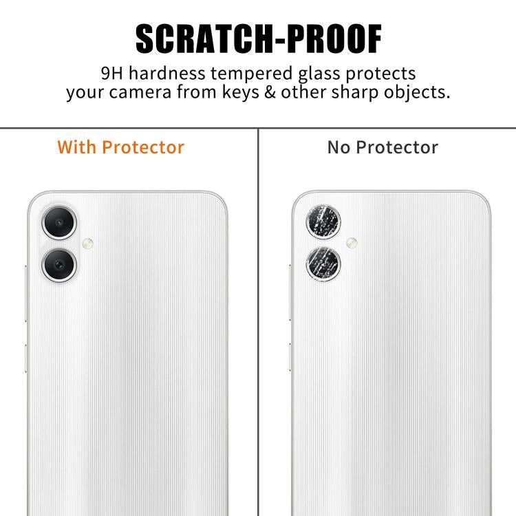 For Samsung Galaxy A05 Kalebol Transparent HD Anti-Fingerprint AR Integrated Camera Lens Tempered Glass Film