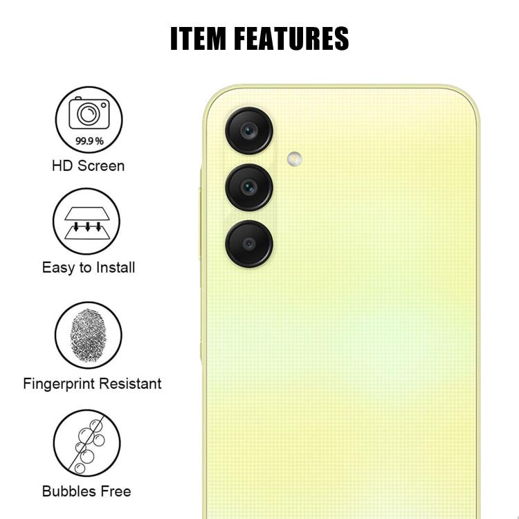 For Samsung Galaxy A15 5G Kalebol Transparent HD Anti-Fingerprint AR Integrated Camera Lens Tempered Glass Film