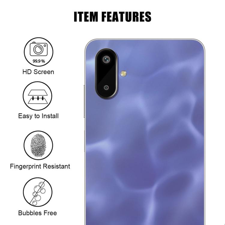 For Samsung Galaxy M06 / F06 5G Kalebol Transparent HD Anti-Fingerprint AR Integrated Camera Lens Tempered Glass Film
