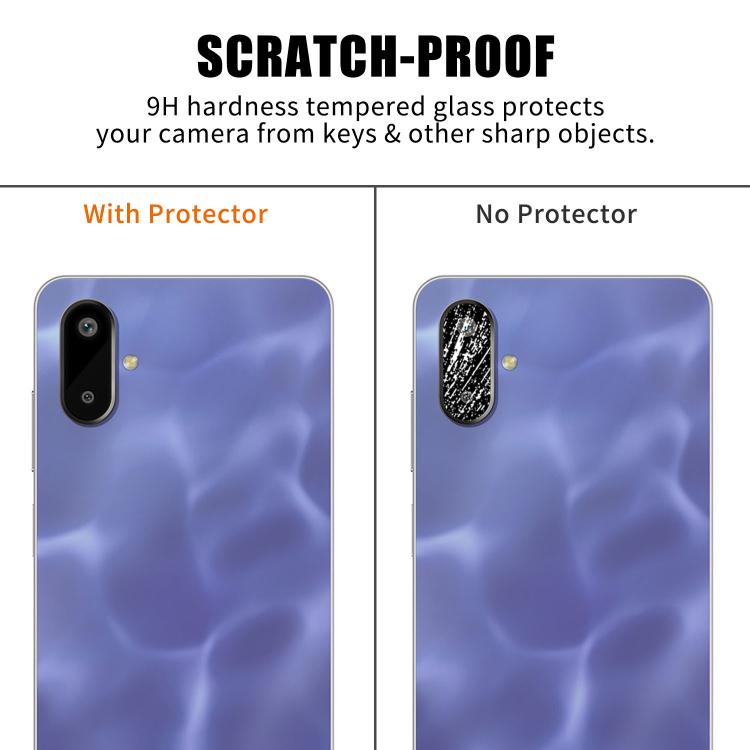 For Samsung Galaxy M06 / F06 5G Kalebol Transparent HD Anti-Fingerprint AR Integrated Camera Lens Tempered Glass Film
