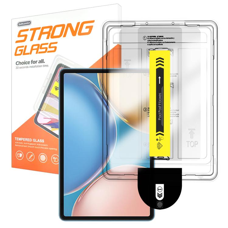 For Honor Tablet V7 10.4 Easy Install Box Dust-Free HD Curved Edge Anti-Fingerprint Tempered Glass Tablet Film