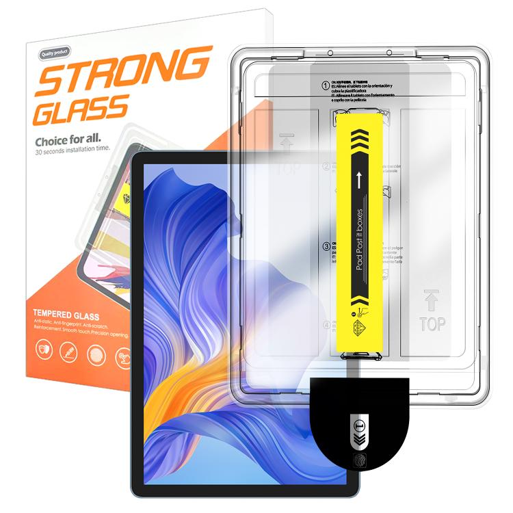 For Honor Pad 6 10.1 Easy Install Box Dust-Free HD Curved Edge Anti-Fingerprint Tempered Glass Tablet Film