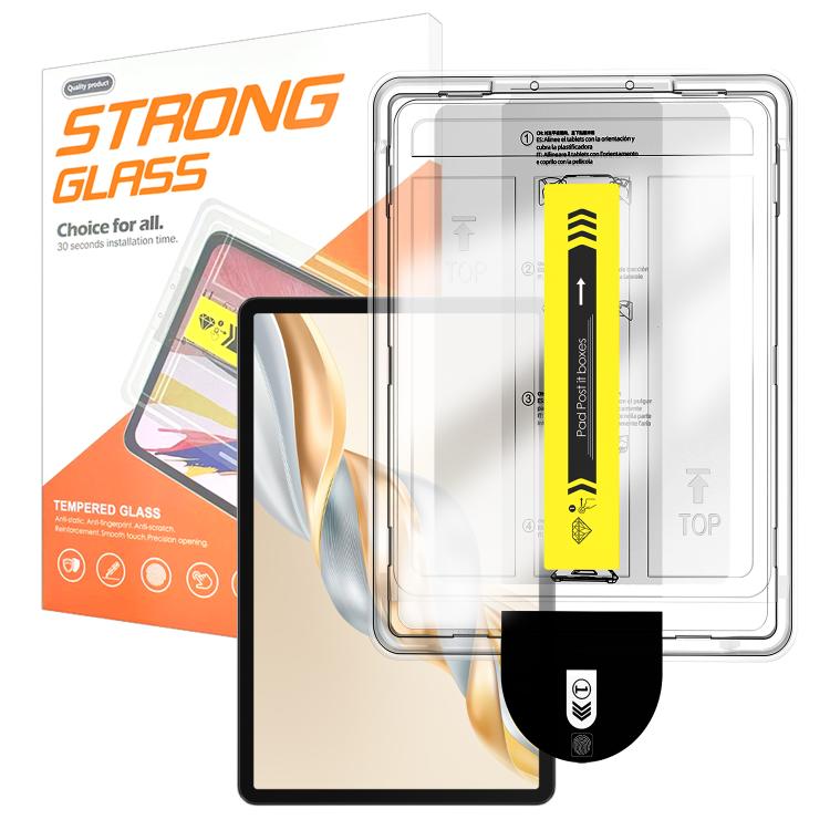 For Honor Tablet X9 Pro Easy Install Box Dust-Free HD Curved Edge Anti-Fingerprint Tempered Glass Tablet Film