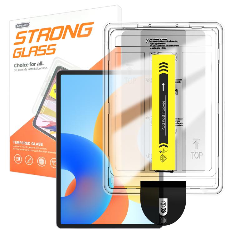 For Huawei MatePad 11.5 2024 Easy Install Box Dust-Free HD Curved Edge Anti-Fingerprint Tempered Glass Tablet Film
