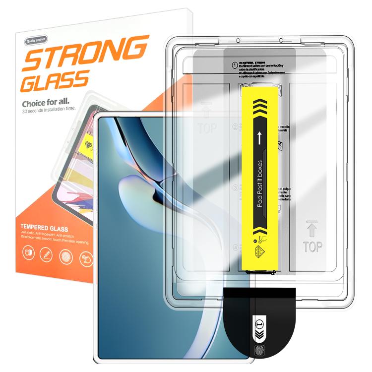 For Huawei MatePad Pro 12.6 Easy Install Box Dust-Free HD Curved Edge Anti-Fingerprint Tempered Glass Tablet Film