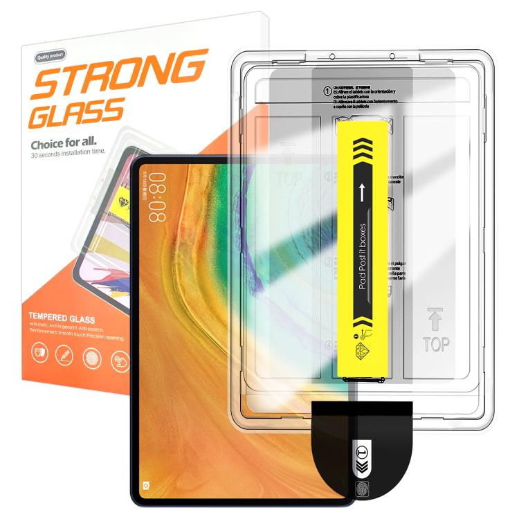 For Huawei MatePad Pro 10.8 Easy Install Box Dust-Free HD Curved Edge Anti-Fingerprint Tempered Glass Tablet Film