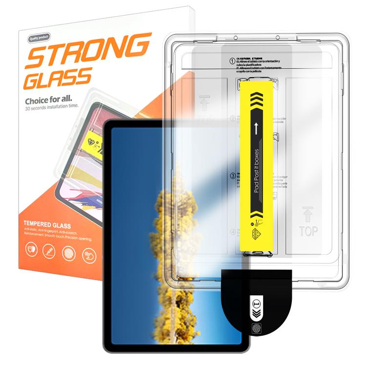 For Huawei MatePad C5 10.4 Easy Install Box Dust-Free HD Curved Edge Anti-Fingerprint Tempered Glass Tablet Film