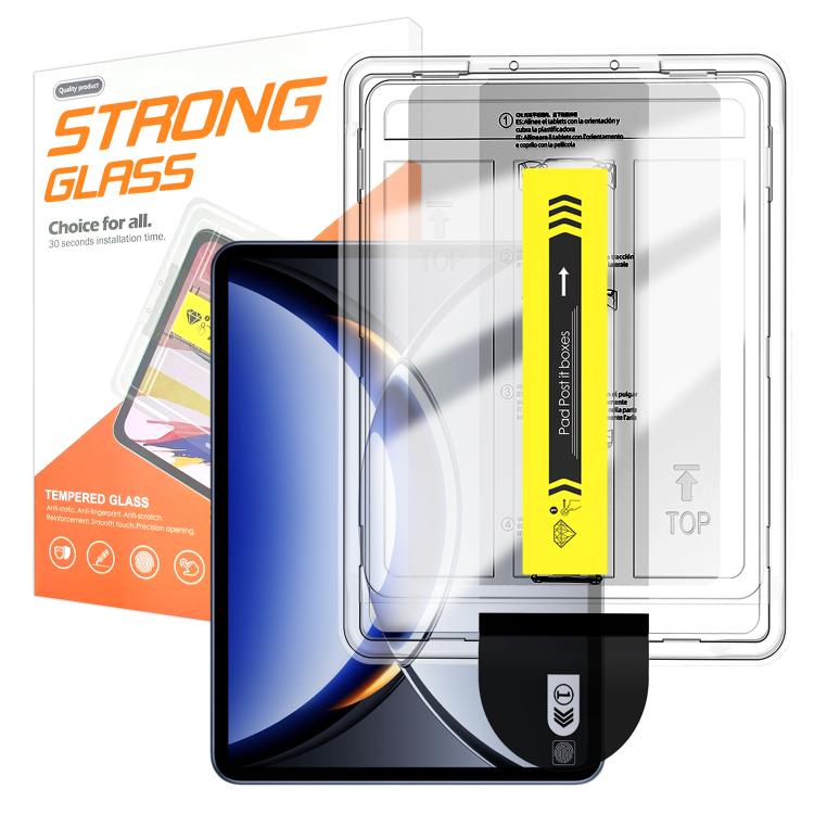 For OPPO Pad 3 Pro Easy Install Box Dust-Free HD Curved Edge Anti-Fingerprint Tempered Glass Tablet Film