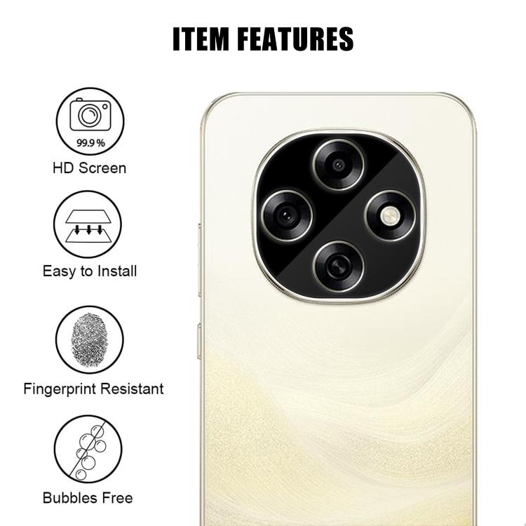 For OPPO F31 Pro Kalebol Silk-Screened HD Anti-Fingerprint AR Integrated Camera Lens Tempered Glass Film
