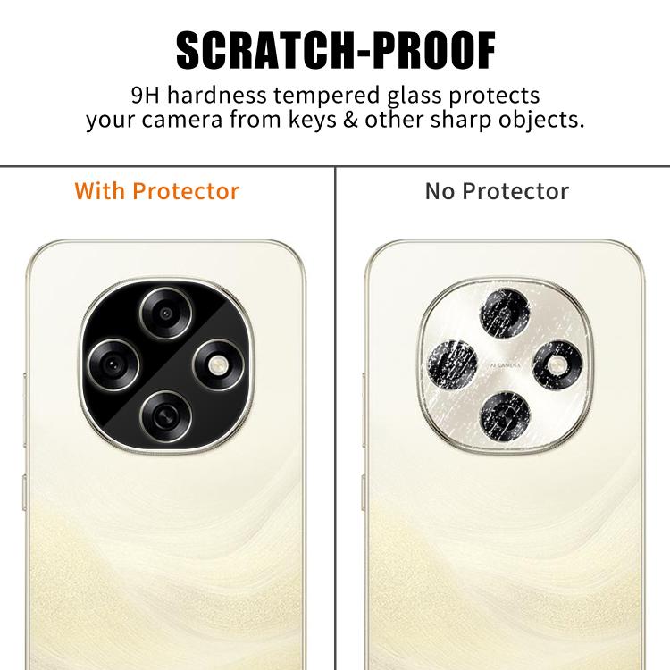 For OPPO F31 Pro Kalebol Silk-Screened HD Anti-Fingerprint AR Integrated Camera Lens Tempered Glass Film
