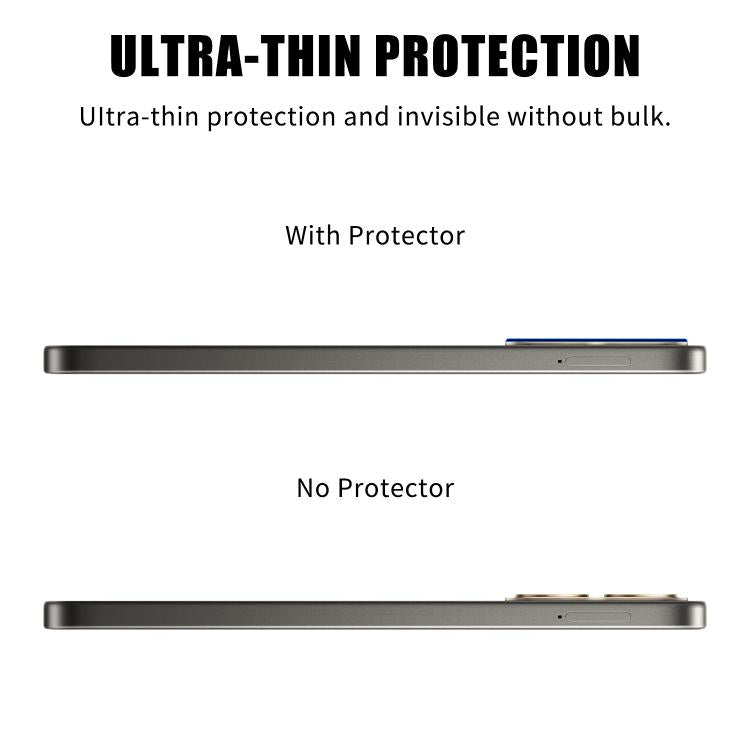 For OPPO A5 Pro Kalebol Silk-Screened HD Anti-Fingerprint AR Integrated Camera Lens Tempered Glass Film