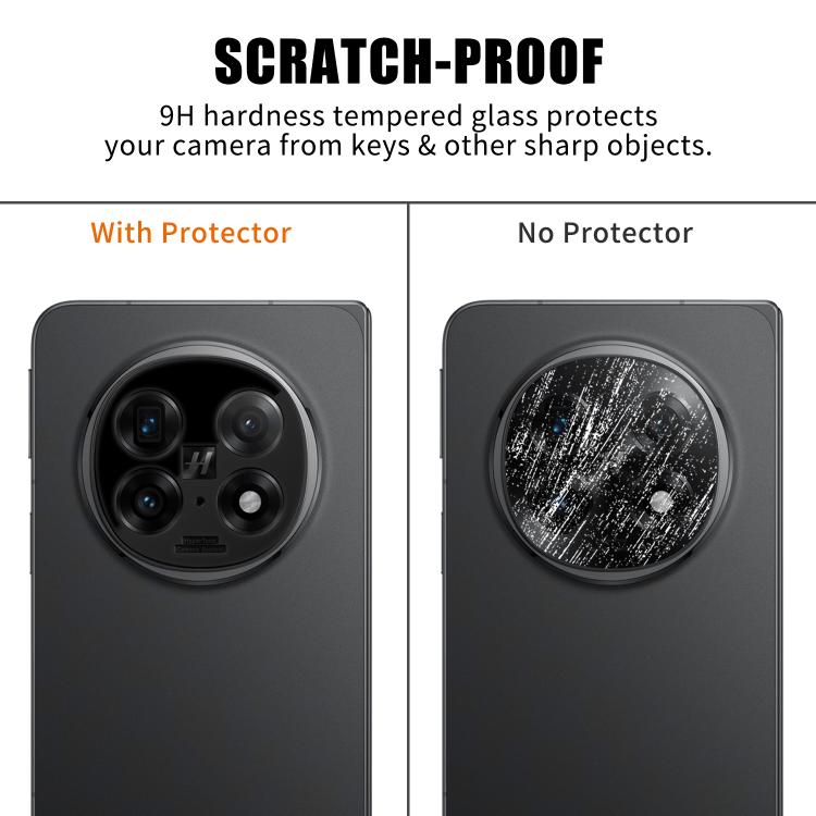 For OPPO Find N5 Kalebol Silk-Screened HD Anti-Fingerprint AR Integrated Camera Lens Tempered Glass Film