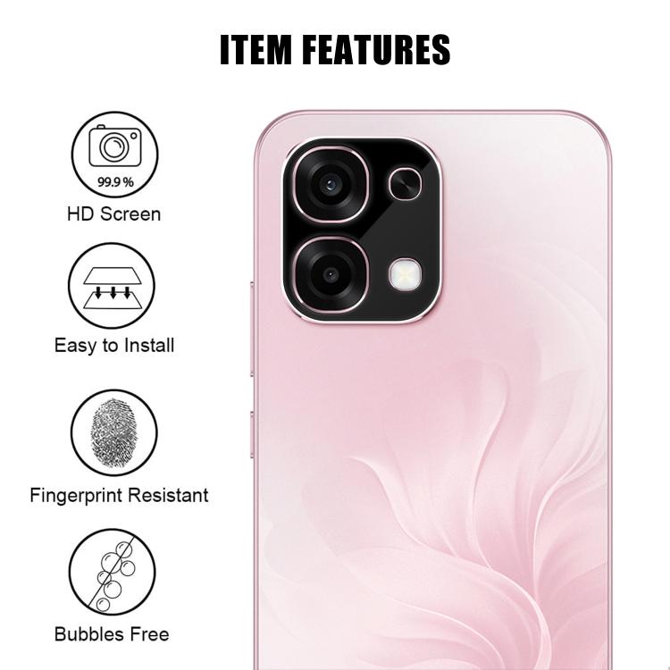 For OPPO F31 / A6 Pro 5G Global Kalebol Silk-Screened HD Anti-Fingerprint AR Integrated Camera Lens Tempered Glass Film