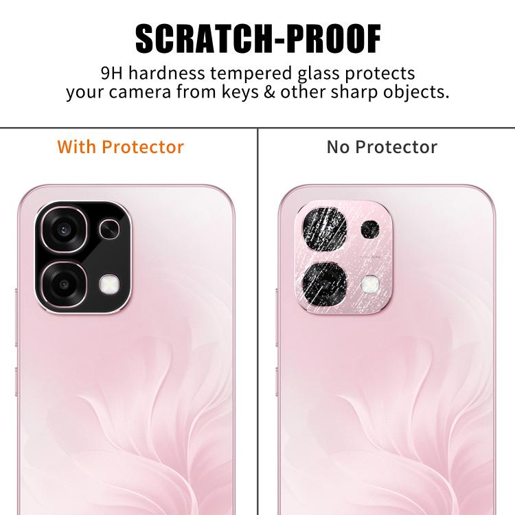 For OPPO F31 / A6 Pro 5G Global Kalebol Silk-Screened HD Anti-Fingerprint AR Integrated Camera Lens Tempered Glass Film