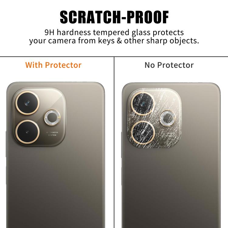 For OPPO A5 Pro Kalebol Transparent HD Anti-Fingerprint AR Integrated Camera Lens Tempered Glass Film