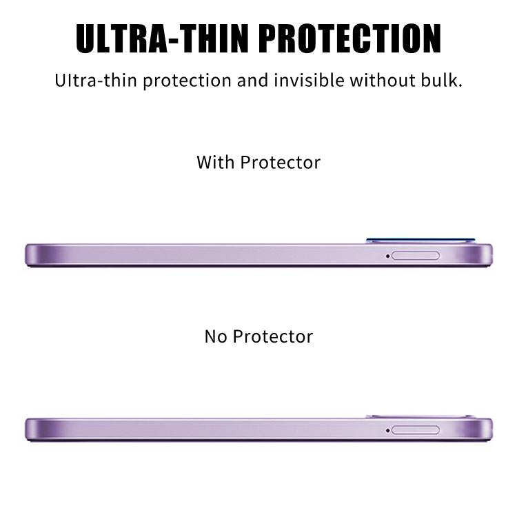 For OPPO A6x 5G Kalebol Transparent HD Anti-Fingerprint AR Integrated Camera Lens Tempered Glass Film