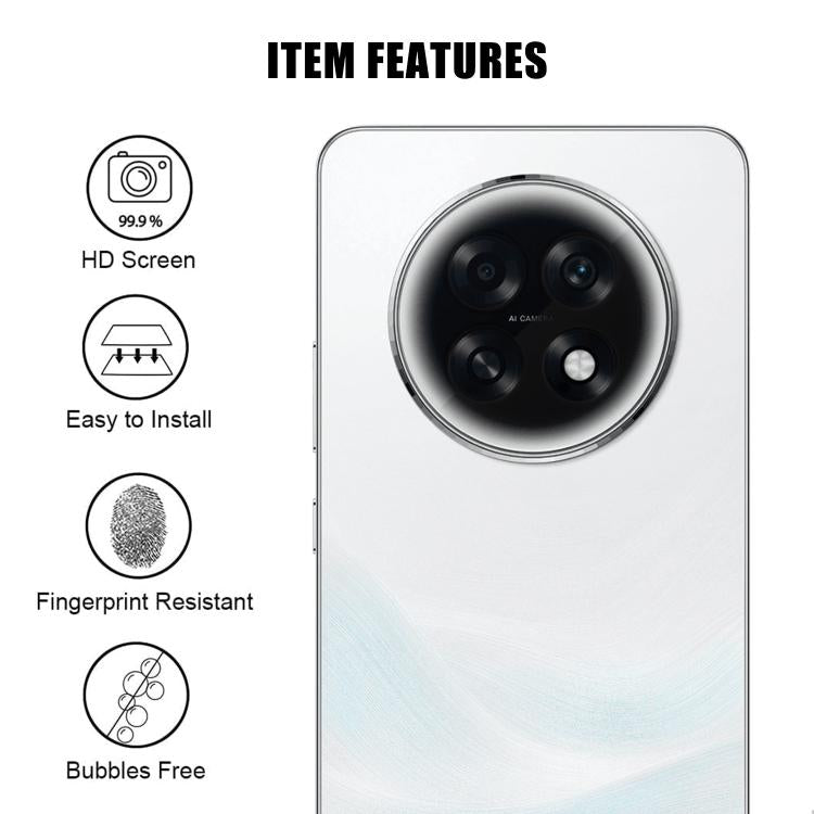 For OPPO F31 Pro+ / A6 GT 5G Kalebol Transparent HD Anti-Fingerprint AR Integrated Camera Lens Tempered Glass Film