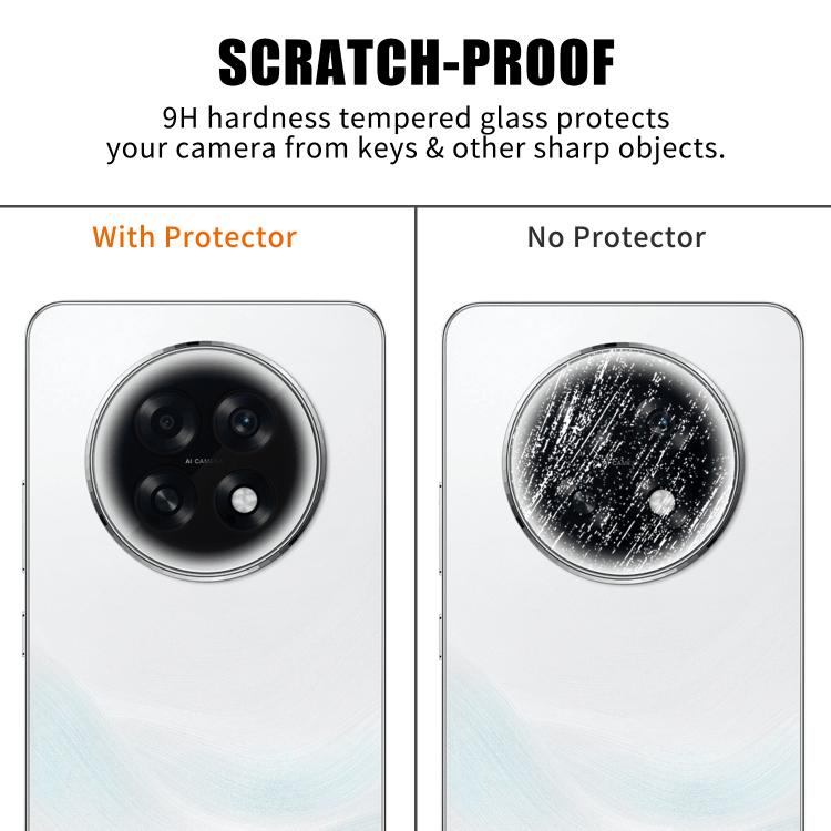 For OPPO F31 Pro+ / A6 GT 5G Kalebol Transparent HD Anti-Fingerprint AR Integrated Camera Lens Tempered Glass Film