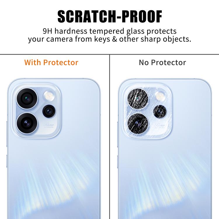 For OPPO Reno15 Pro Max 5G Global Kalebol Transparent HD Anti-Fingerprint AR Integrated Camera Lens Tempered Glass Film