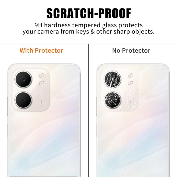 For OPPO A5x Kalebol Transparent HD Anti-Fingerprint AR Integrated Camera Lens Tempered Glass Film