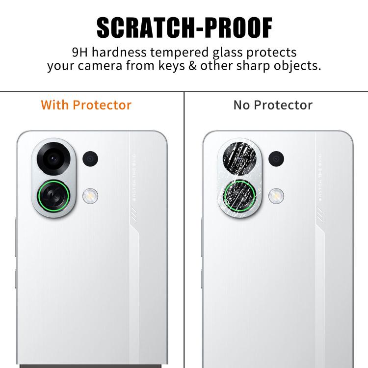 For OPPO K13 Turbo / K13 Turbo Pro Kalebol Transparent HD Anti-Fingerprint AR Integrated Camera Lens Tempered Glass Film