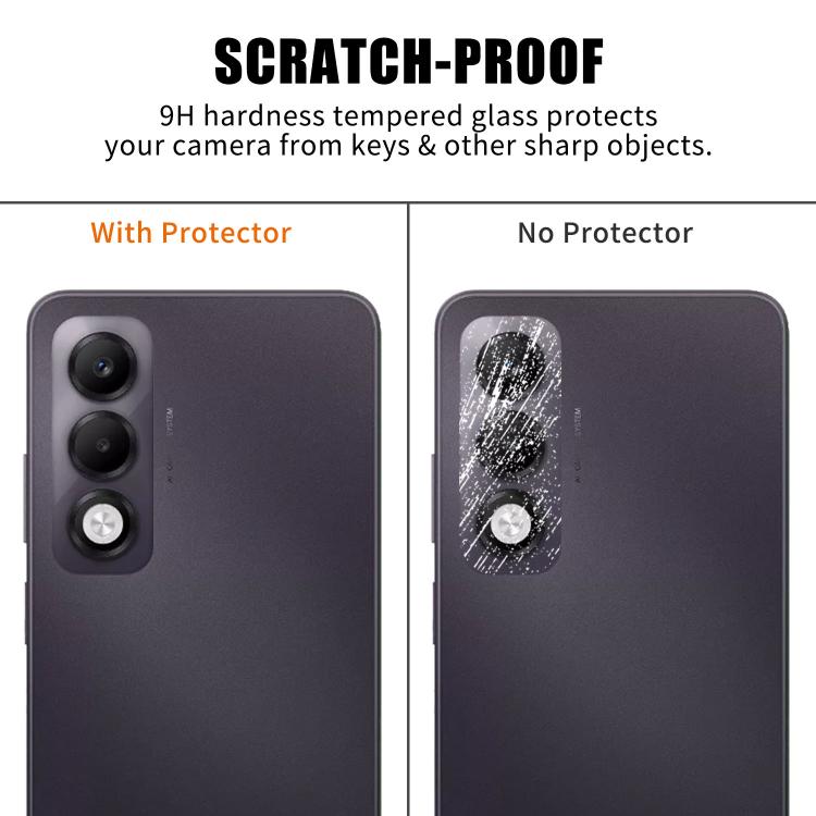 For OPPO K13x Kalebol Transparent HD Anti-Fingerprint AR Integrated Camera Lens Tempered Glass Film