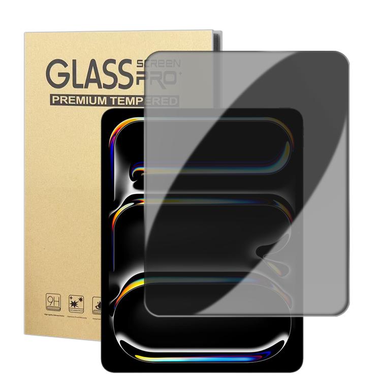For iPad Pro 11 2025 / 2024 Curved Edge Anti-Fingerprint Privacy Tempered Glass Tablet Screen Film